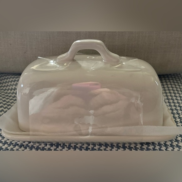 Rae Dunn Thankful Ceramic Butter Dish - Picture 3 of 3